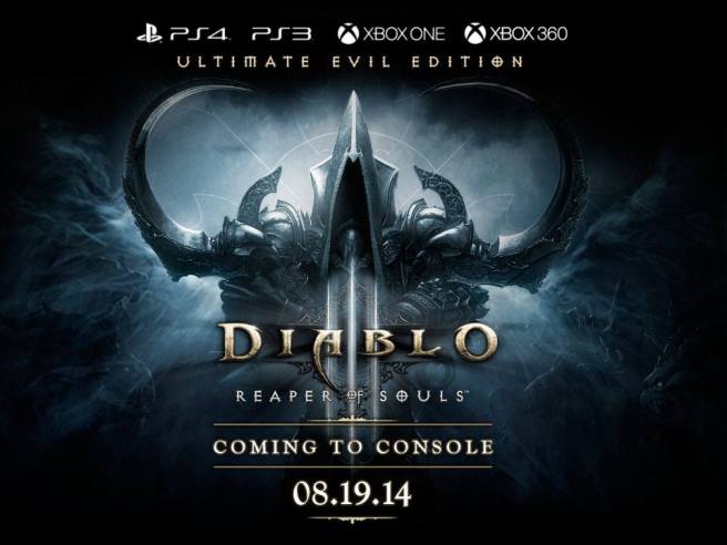 Diablo III: Reaper of Souls - Ultimate Evil Edition Coming to Console August 19th 
