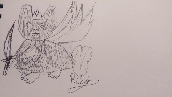 The bunny I made for my DMA133DA class.