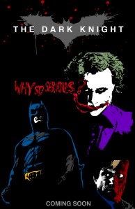 type dark knight poster
